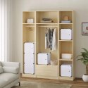 Szafka na buty modułowa Woltu 96 x 96 x 30 cm biały