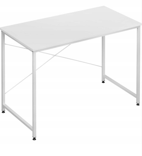 BIURKO stolik komputerowy Woltu 50 x 100 x 75 cm biały