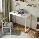 BIURKO stolik komputerowy Woltu 50 x 100 x 75 cm biały