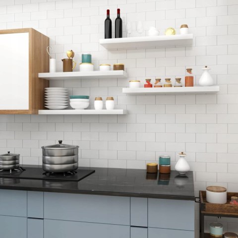 PÓŁKA ŚCIENNA lewitująca ścienna WOLTU 60x22,9x3,8 biała