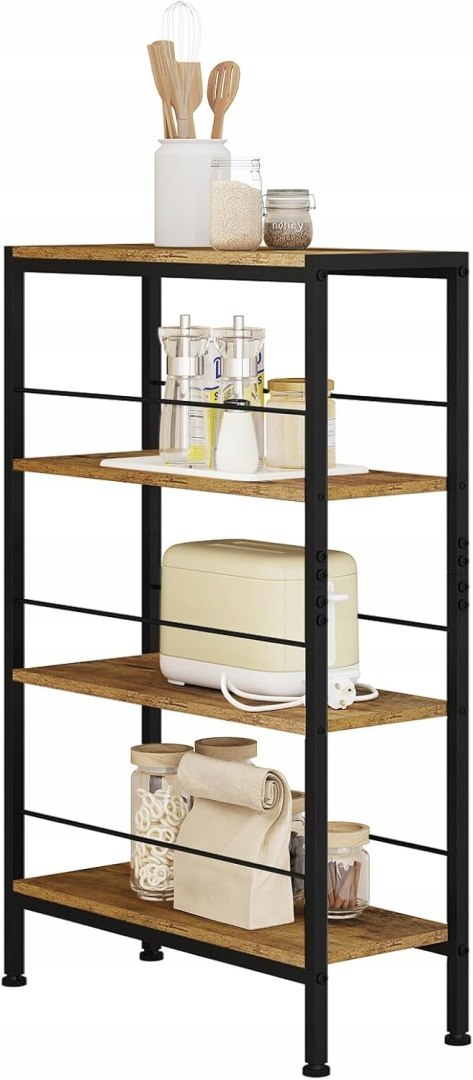 REGAŁ, REGAŁ WNĘKOWY z 4 poziomami WOLTU