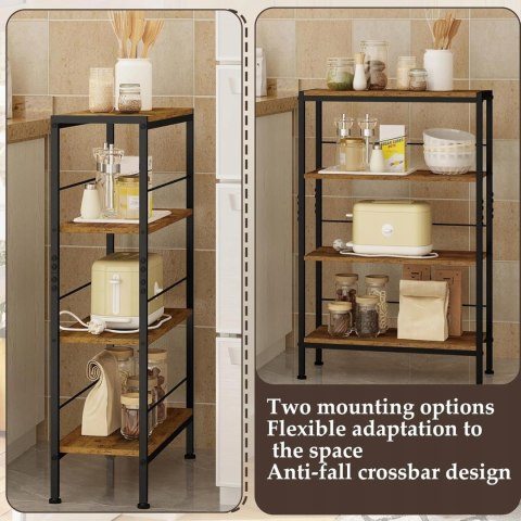 REGAŁ, REGAŁ WNĘKOWY z 4 poziomami WOLTU