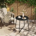 STOLIK KAWOWY OGRODOWY balkonowy czarny eSituro