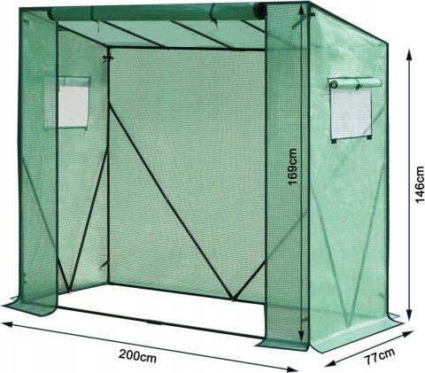 SZKLARNIA FOLIOWA WOLTU z folii 130 g/m, PE półprzezroczysta szklarnia