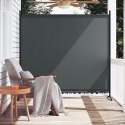 Ścianka Woltu parawan ciemny szary tworzywo sztuczne 180x177x177cm antracyt