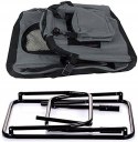 Transporter materiałowy dla psa kota Eugad szary L/XL 91 cm x 64 cm 64 cm
