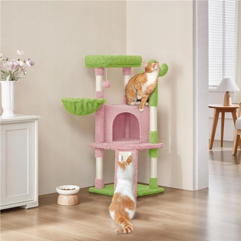 DRAPAK DLA KOTA kaktus YAHEETCH legowisko słupek zielono różowy