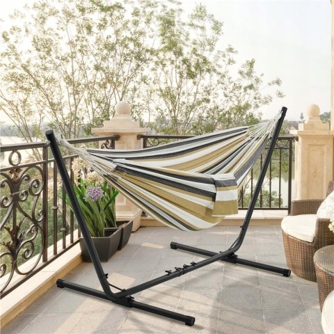 HAMAK ze stelażem kempingowy dla 1-2 osób do 205 kg