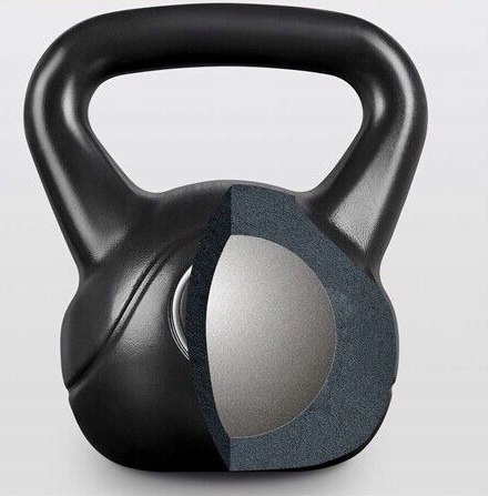 Kettlebelle Yaheetech ciężarek 10 kg czarny