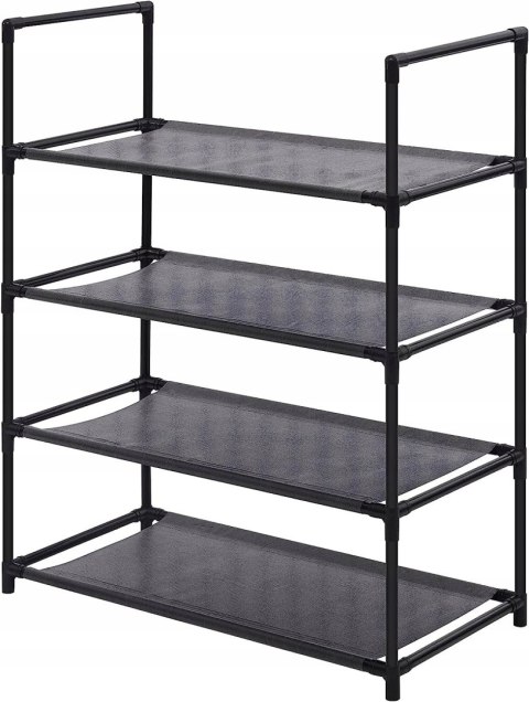 Szafka na buty modułowa Woltu 60 x 71 x 28 cm czarny