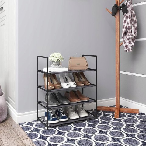 Szafka na buty modułowa Woltu 60 x 71 x 28 cm czarny