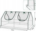 Szklarnia foliowa Woltu 60 x 120 m x 60 cm biała