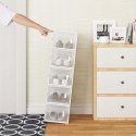 PUDEŁKA NA BUTY zestaw 8 sztuk Woltu 50 x 75 x 35 cm biały