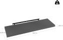 Półka płyta MDF Woltu 100 x 22,9 cm odcienie szarości, szary