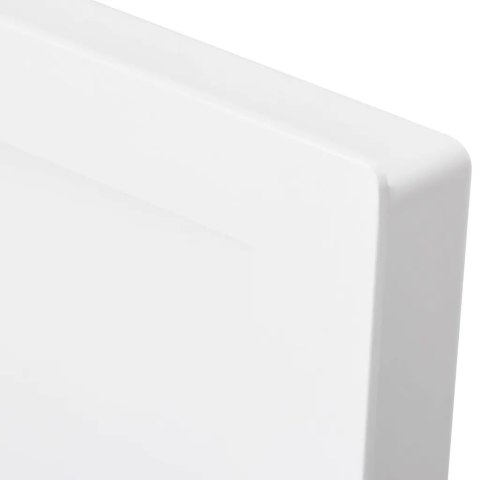 WNĘKA PRYSZNICOWA z 3 półkami biała połysk VidaXL 41x99x9 cm OUTLET