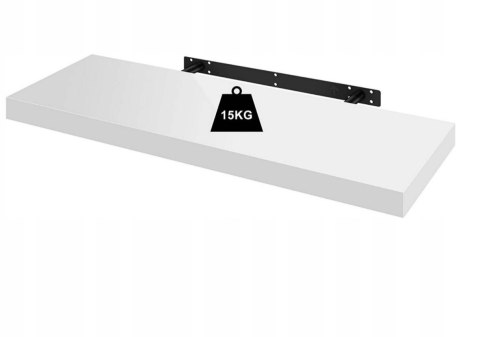PÓŁKA ŚCIENNA płyta MDF Woltu 70 x 22,9 cm biały