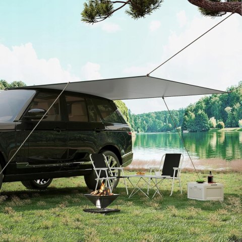 Plandeka 210 g/m2 3 x 3m WOLTU WODOSZCZELNA SZARA
