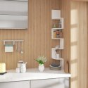 Półka płyta wisząca narożna MDF Woltu 25 x 25 x 156 cm biały