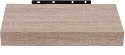 Półka wisząca ścienna Regał Eugad 0112QJ 25 cm x 3,8 cm x 22,9 cm dąb złoty