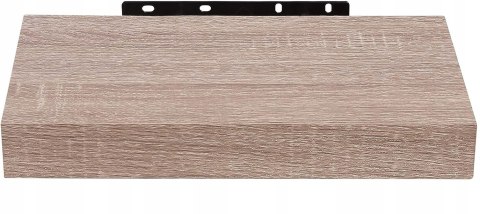 Półka wisząca ścienna Regał Eugad 0112QJ 25 cm x 3,8 cm x 22,9 cm dąb złoty