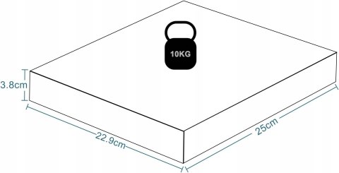 Półka wisząca ścienna Regał Eugad 0112QJ 25 cm x 3,8 cm x 22,9 cm dąb złoty