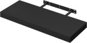 Półka wisząca ścienna płyta MDF Woltu 60 x 22,9 cm czarny