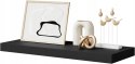 Półka wisząca ścienna płyta MDF Woltu 60 x 22,9 cm czarny
