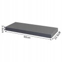 Półka wisząca ścienna płyta MDF Woltu 60 x 22,9 cm odcienie szarości