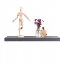 Półka wisząca ścienna płyta MDF Woltu 60 x 22,9 cm odcienie szarości
