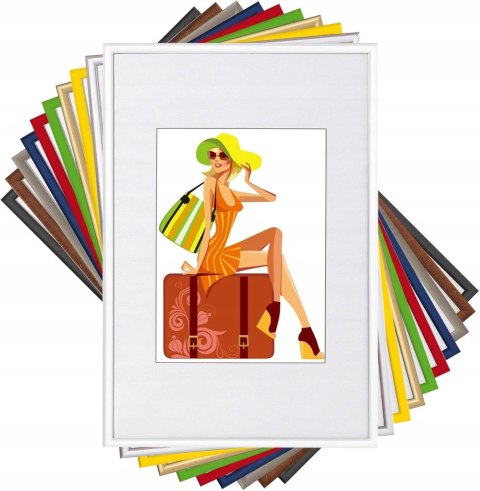 RAMKA DO ZDJĘĆ na jedno zdjęcie Woltu 35 x 28 cm biała