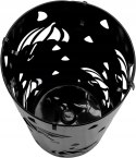 Stojak na parasole metal Woltu czarny 20 x 49 cm