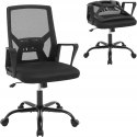 ERGONOMICZNE KRZESŁO BIUROWE klihome czarne