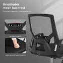 ERGONOMICZNE KRZESŁO BIUROWE klihome czarne