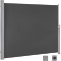 MARKIZA boczna ZEWNĘTRZNA pionowa do ogrodu WOLTU 180 x 350 cm antracyt