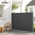 MARKIZA boczna ZEWNĘTRZNA pionowa do ogrodu WOLTU 180 x 350 cm antracyt