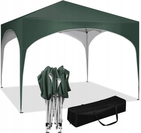 PAWILON OGRODOWY WOLTU Pop-Up, wodoodporny Oxford, 3x3 m, zielony