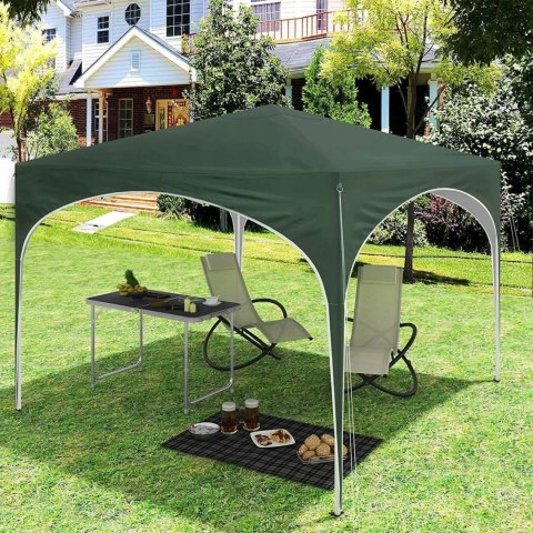 PAWILON OGRODOWY WOLTU Pop-Up, wodoodporny Oxford, 3x3 m, zielony