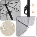 Parasol plażowy tarasowy woltu śr. 175cm kolor beżowy składany