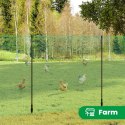 SIATKA OGRODOWA zabezpieczająca WOLTU zielona 0,9x15m