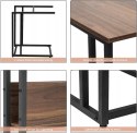 STOLIK POMOCNICZY kawowy nocny WOLTU 55x36x59,5cm ciemny buk
