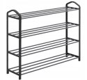 Szafka na buty Woltu 79 x 62 x 20 cm czarny