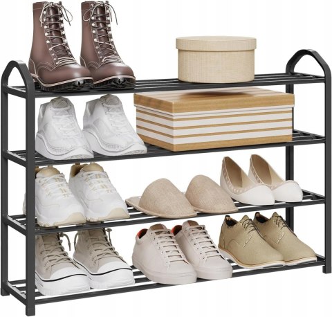 Szafka na buty Woltu 79 x 62 x 20 cm czarny
