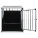Transporter dla psa kota Woltu czarny uniwersalny 54 x 69 x 50 cm aluminium