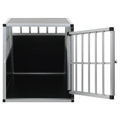 Transporter dla psa kota Woltu czarny uniwersalny 54 x 69 x 50 cm aluminium