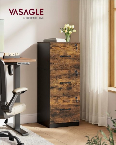 ORGANIZER SZAFKA z szufladami na dokumenty Vasagle 40 cm x 103 cm x 41 cm