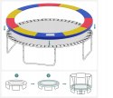 Osłona trampoliny na sprężyny kolorowa pokrowiec Songmics Ø 366 cm