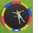 Osłona trampoliny na sprężyny kolorowa pokrowiec Songmics Ø 366 cm