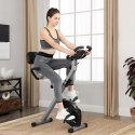 ROWER TRENINGOWY stacjonarny 70x41x113 cm Czarny-Szary