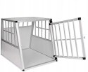 SKRZYNKA TRANSPORTOWA DLA PSÓW TRANSPORTER L 85x69x65 cm EUGAD aluminium