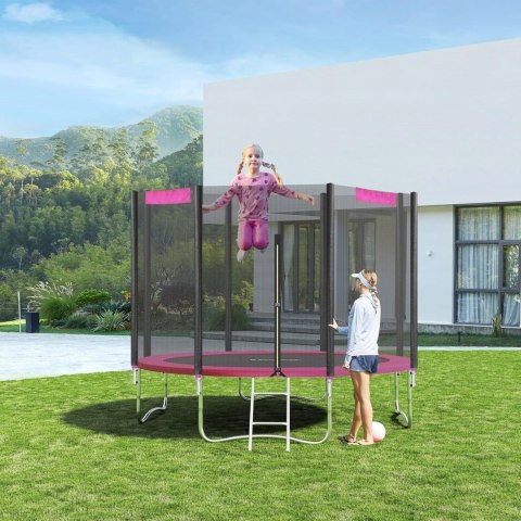 SONGMICS OSŁONA na sprężyny do trampoliny 305cm, różowa